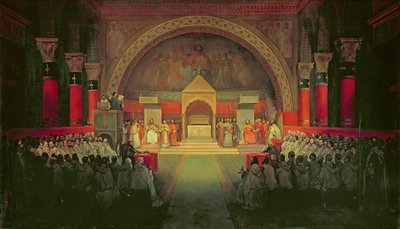 The Chapter of the Order of the Templars held at Paris, 22nd April 1147 by Francois Marius Granet